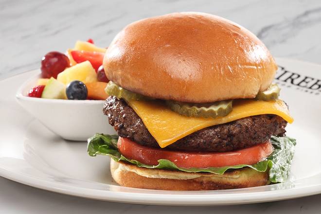 Order Cheeseburger* food online from Firebirds Wood Fired Grill store, Mason on bringmethat.com