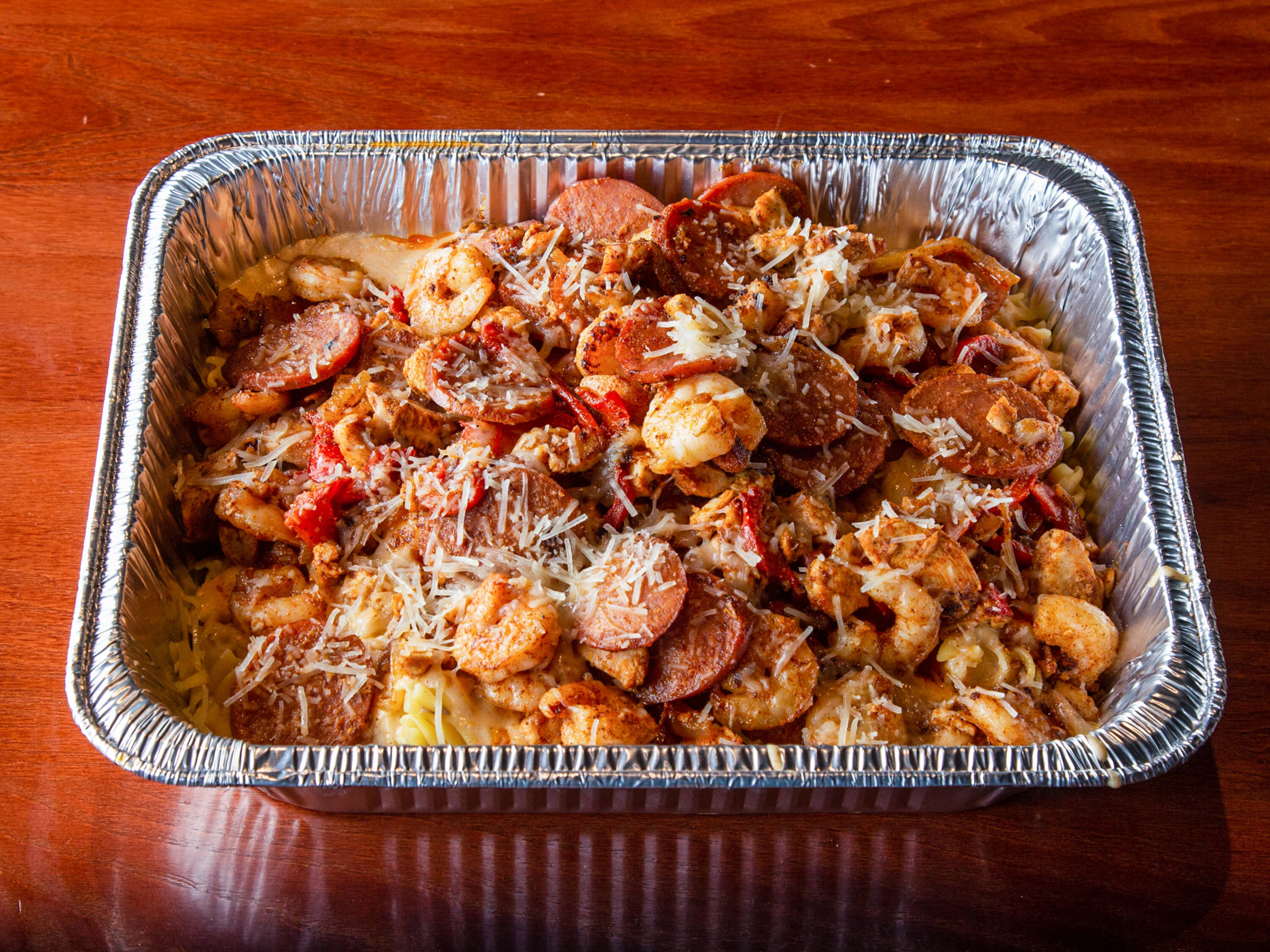 Order New Orleans Pasta food online from Kickback Jack's store, Mooresville on bringmethat.com