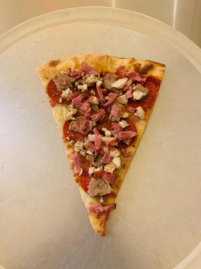 Order Meat Lover Pizza Slice - Slice food online from Bricklyn Pizza store, Brooklyn on bringmethat.com
