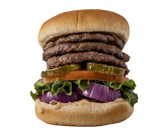 Order Jr. Triple Burger food online from Frosty king inc store, Bakersfield on bringmethat.com