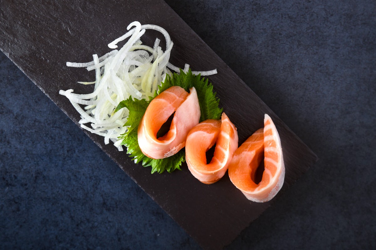 Order *SAKE TORO SASHIMI food online from Blue Sushi Sake Grill store, Lincoln on bringmethat.com