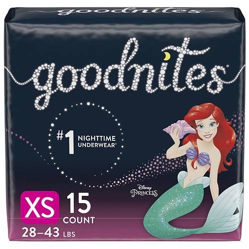 Order GoodNites Girls' Nighttime Bedwetting Underwear XS - 15.0 ea food online from Walgreens store, Chicago on bringmethat.com