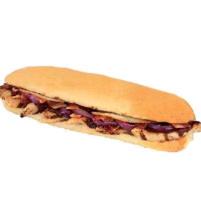 Order 12" BBQ Chicken Sub food online from Cottage Inn Pizza store, Commerce on bringmethat.com