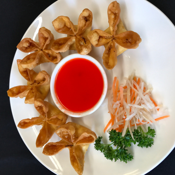 Order 8. Krab Rangoon food online from Sakura Asian Fusion store, Kissimmee on bringmethat.com