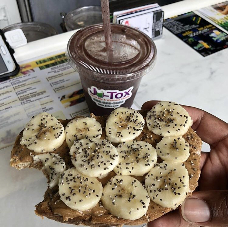 Order Banana, Almond Butter and Chia Seeds food online from Jutox store, Atlanta on bringmethat.com