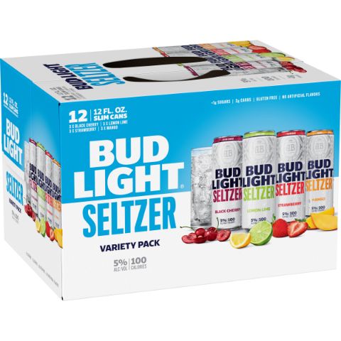 Order Bud Light Seltzer Variety 12pk 12oz Can food online from 7-Eleven store, Evans Mills on bringmethat.com