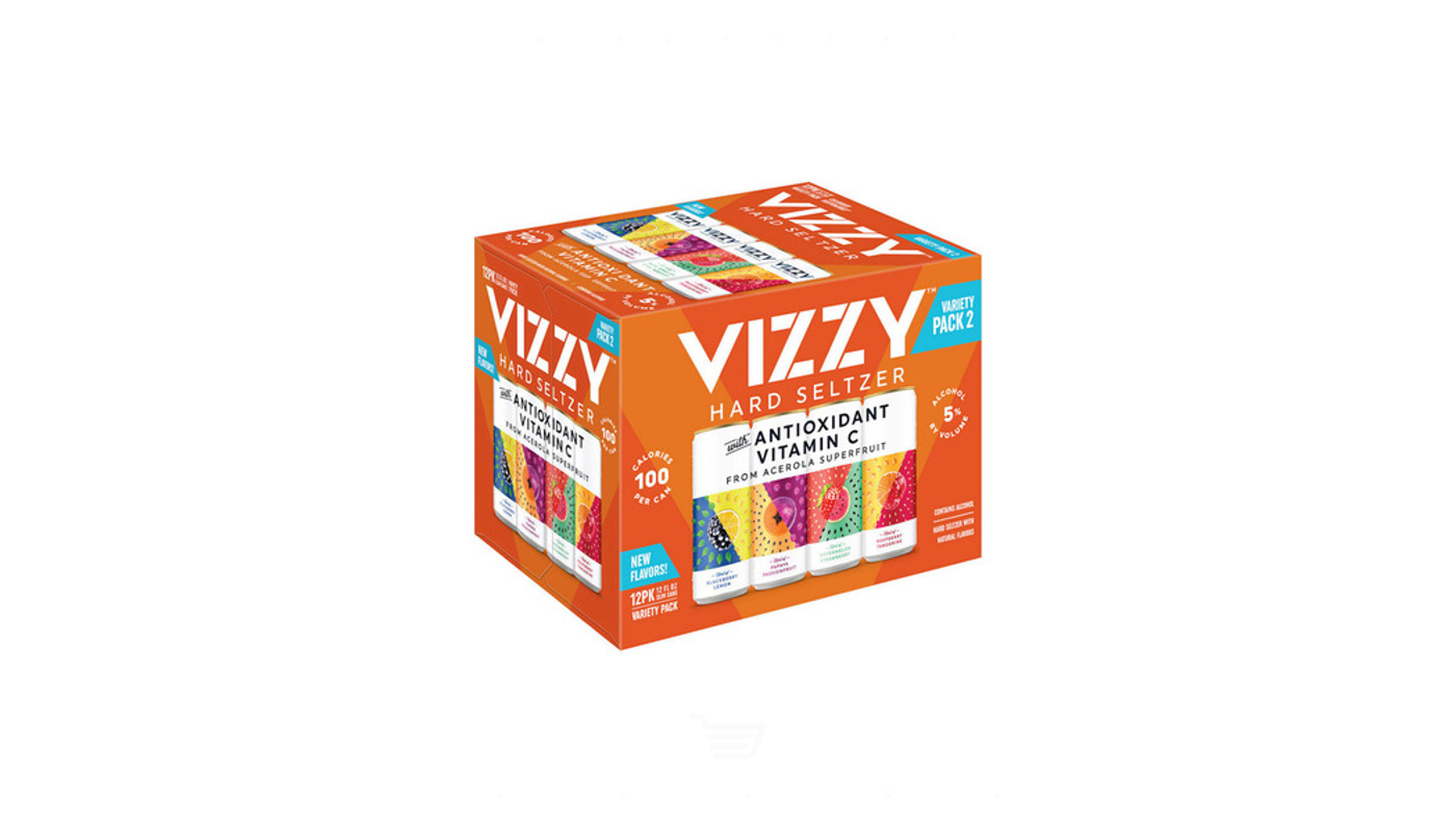 Order Vizzy Hard Seltzer Variety Pack 2, Gluten Free Hard Seltzer 12x 12oz Cans food online from Village Commons Liquor store, Camarillo on bringmethat.com