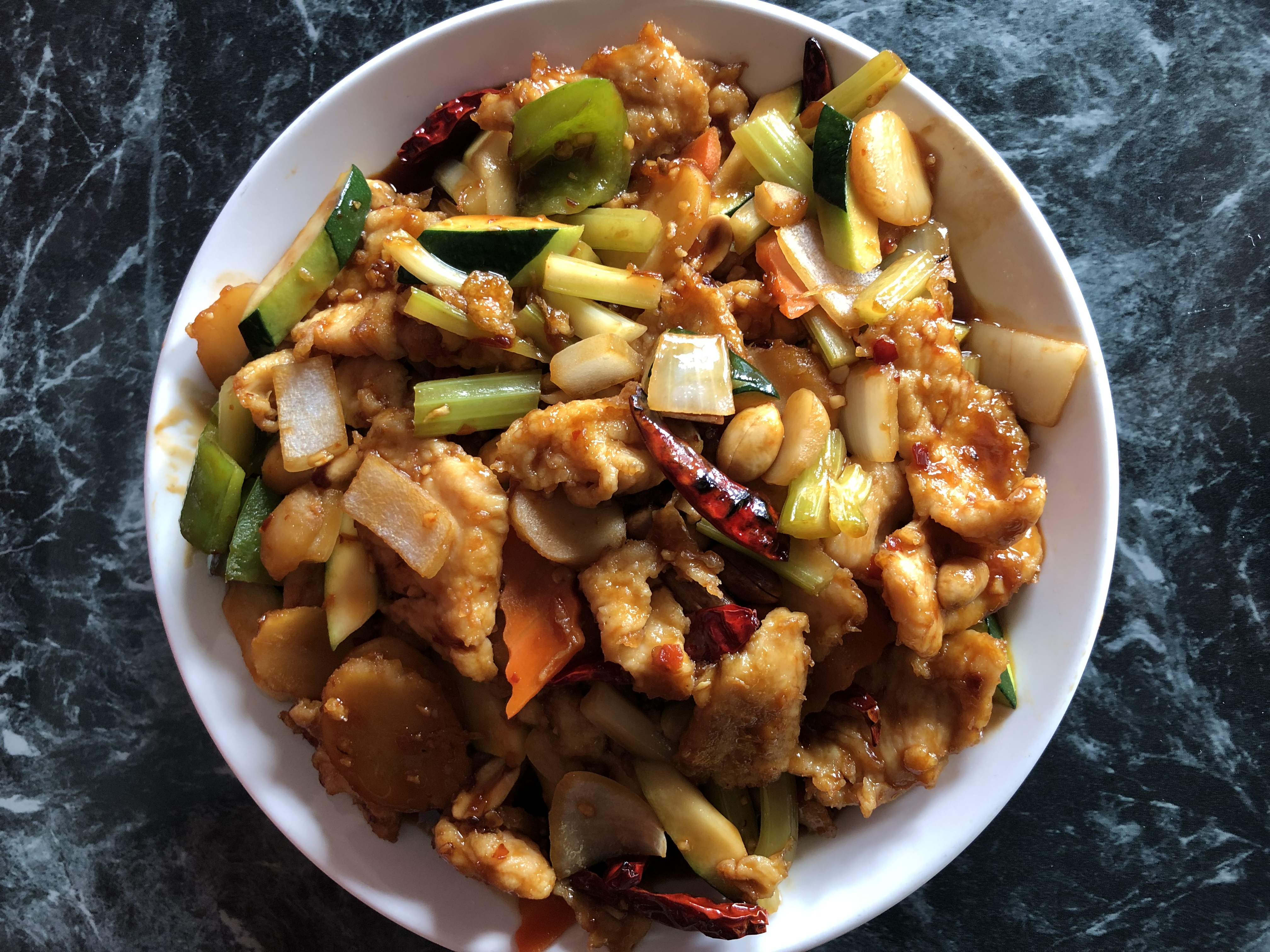 Order Kung Pao Chicken food online from No. 1 Chef store, Gardena on bringmethat.com