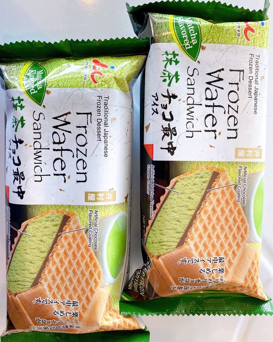 Order Matcha Ice Cream Wafer Sandwich  food online from Pho Ever Cafe store, Newark on bringmethat.com