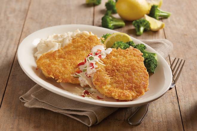 Order Parmesan-Crusted Chicken food online from Bj Restaurant & Brewhouse store, Glendale on bringmethat.com
