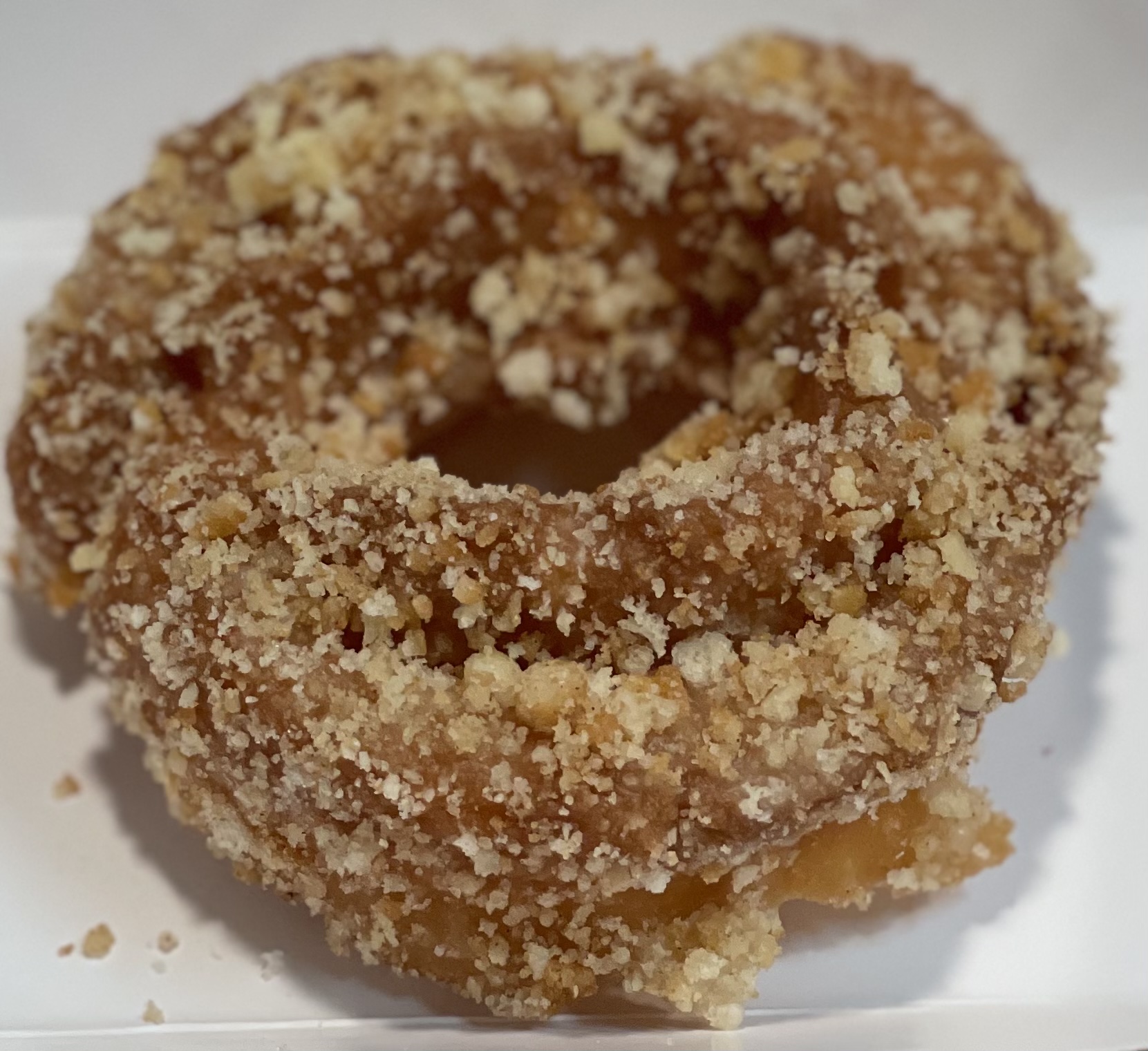 Order Old Fashioned Crumble Donut food online from Glaze Donuts store, Ceres on bringmethat.com