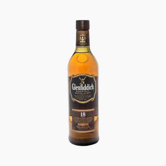 Order Glenfiddich 18 Year Old 750ml food online from Goodie Liquor And Wine store, Santa Monica on bringmethat.com