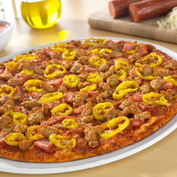 Order Founder's Favorite Pizza food online from Donatos Pizza store, Huntsville on bringmethat.com