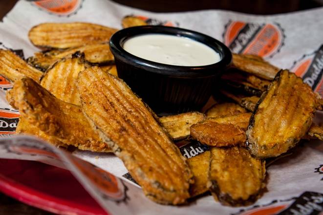 Order Fried Pickles food online from Bad Daddy's Burger Bar store, Summerville on bringmethat.com