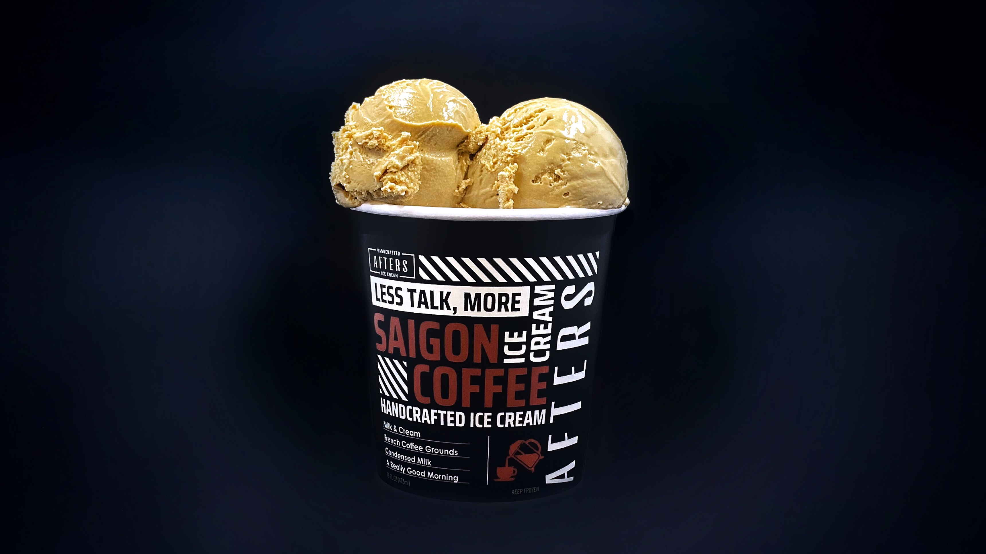 Order Saigon Coffee Pint food online from Afters Ice Cream store, Los Angeles on bringmethat.com