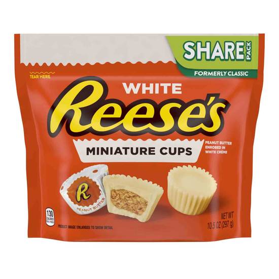Order Reese's White Peanut Butter Cups Miniatures (10.5 oz) food online from Rite Aid store, Yamhill County on bringmethat.com