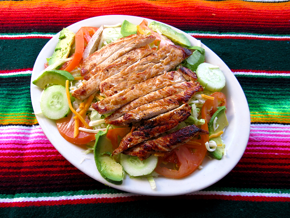 Order Chicken salad Grilled or fried  food online from Salsa Taco House store, San Bernardino on bringmethat.com