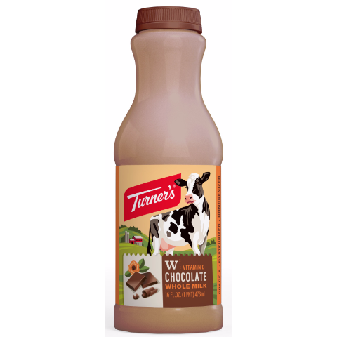 Order Turner's Chocolate Whole Milk 1 Pint food online from 7-Eleven store, Washington on bringmethat.com