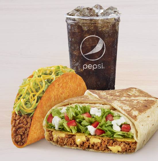 Order $6 Crunchwrap Supreme® Cravings Trio food online from Taco Bell store, Marion on bringmethat.com