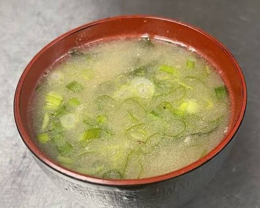 Order Miso Soup (Konbu dashi, Vegan) food online from Ranken Noodle House store, Gaithersburg on bringmethat.com
