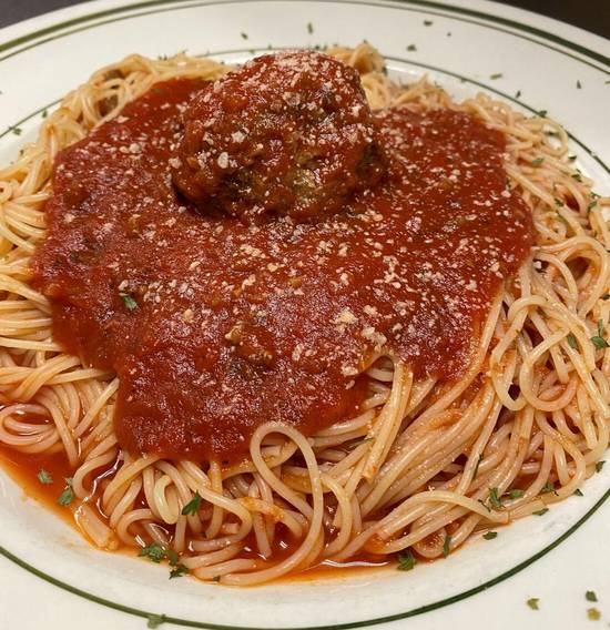 Order Spaghetti Pasta food online from Beggars Pizza store, Maywood on bringmethat.com