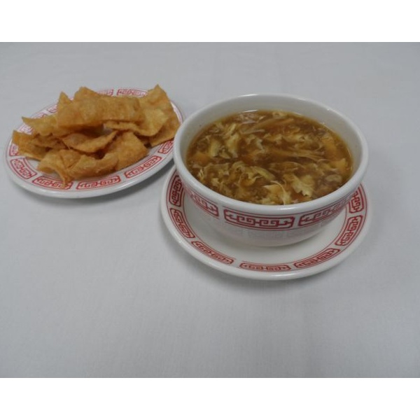 Order 44. Hot and Sour Soup food online from Oriental Express store, Old Forge on bringmethat.com