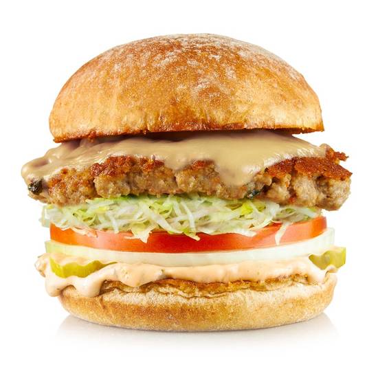 Order Turkey Lounge Burger food online from Burger Lounge store, Campbell on bringmethat.com