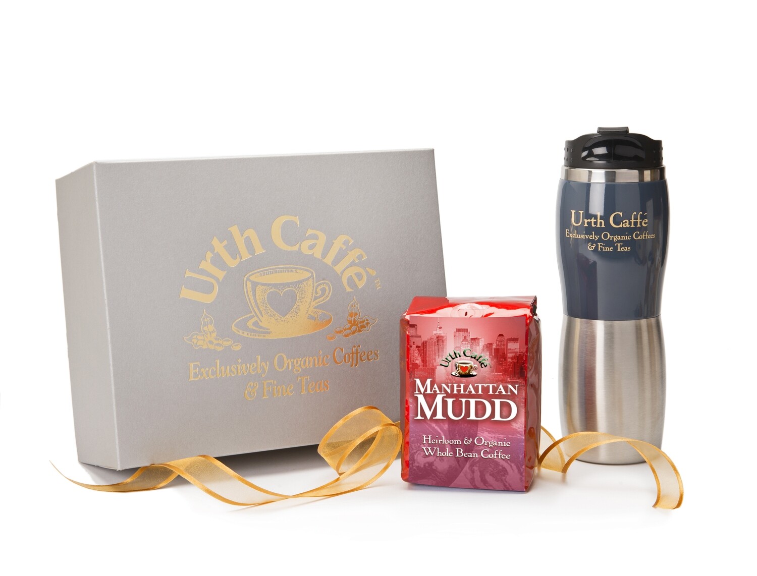 Order Urth Classic Coffee & Tumbler Gift Box food online from Urth Caffe store, Orange on bringmethat.com