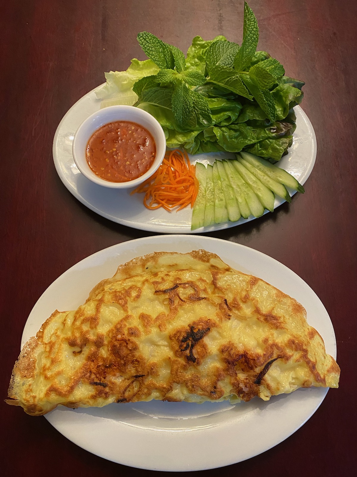 Order A13. Vietnamese Crepe food online from Bac Lieu Restaurant store, San Francisco on bringmethat.com