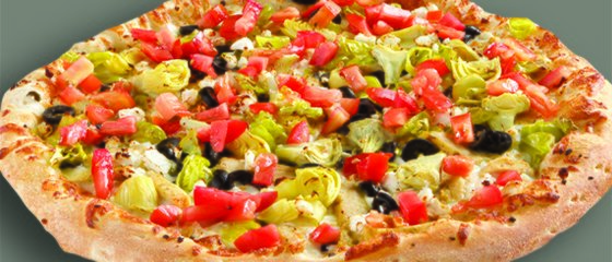 Order Small Greek Pizza food online from Mazzio Italian Eatery store, Winder on bringmethat.com