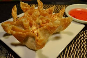 Order A4. Crab Rangoon food online from Siam Terrace store, Urbana on bringmethat.com