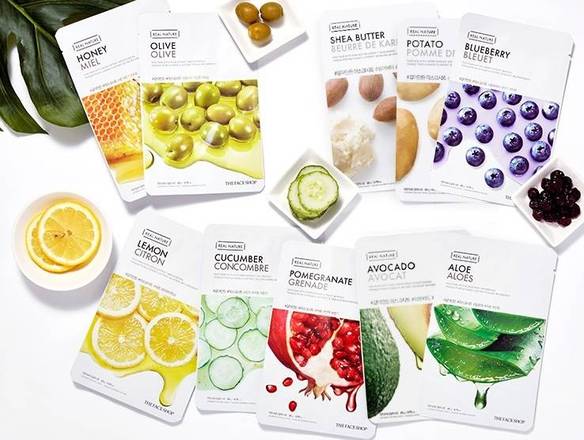 Order The Face Shop Real Nature Face Mask (0.70 fl oz) food online from Trio Pharmacy store, Columbus on bringmethat.com