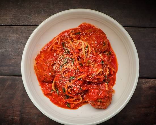 Order LRG SPAGHETTI + MEATBALL food online from Pitfire Artisan Pizza store, Los Angeles on bringmethat.com