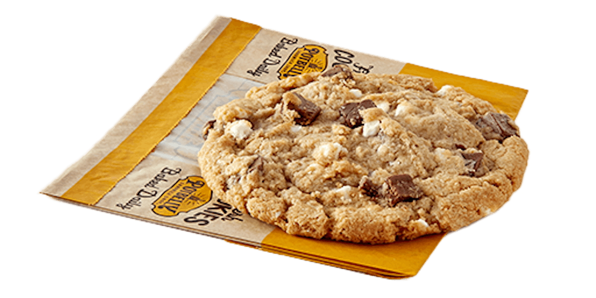 Order S'mores Cookie food online from Potbelly store, San Antonio on bringmethat.com