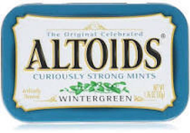 Order Altoids Wintergreen 1.76 oz food online from Extra Mile 3062 store, Vallejo on bringmethat.com