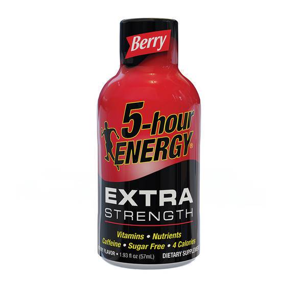 Order 5-hour Energy Extra Strength Energy Shot (1.93 oz) food online from Gilligan Retail store, Chandler on bringmethat.com