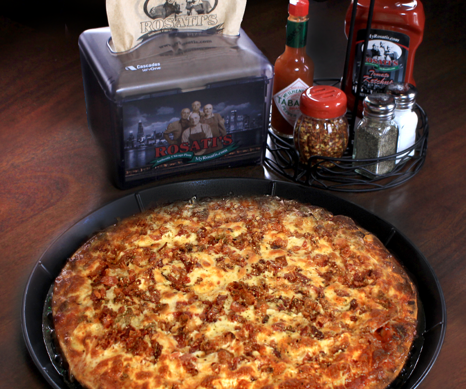 Order Meat Mania Pizza food online from Rosati's Pizza store, Omaha on bringmethat.com