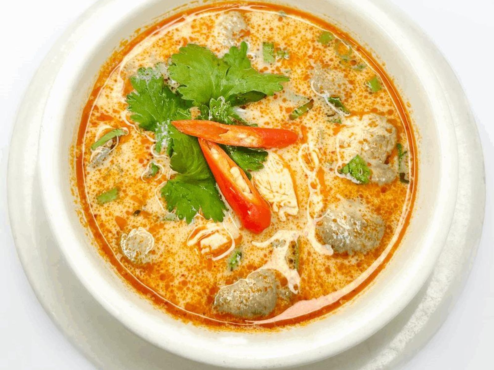 Order Tom Kha Gai food online from Rod Dee Thai store, Baltimore on bringmethat.com