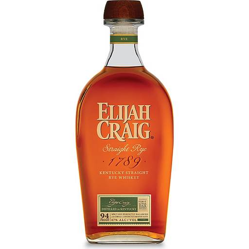 Order Elijah Craig Straight Rye Whiskey 94Pf (750 ML) 137036 food online from BevMo! store, Citrus Heights on bringmethat.com