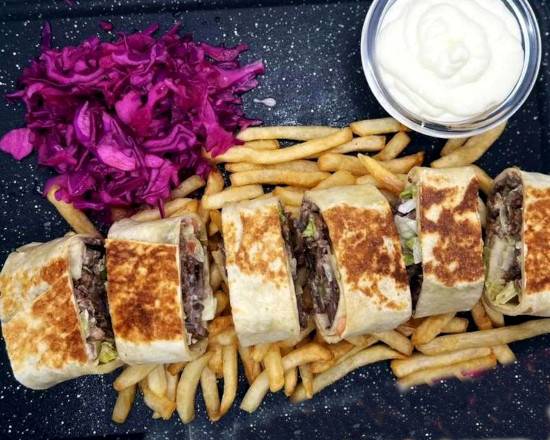 Order Beef Shawarma Combo Plate food online from Kebab Time store, Houston on bringmethat.com