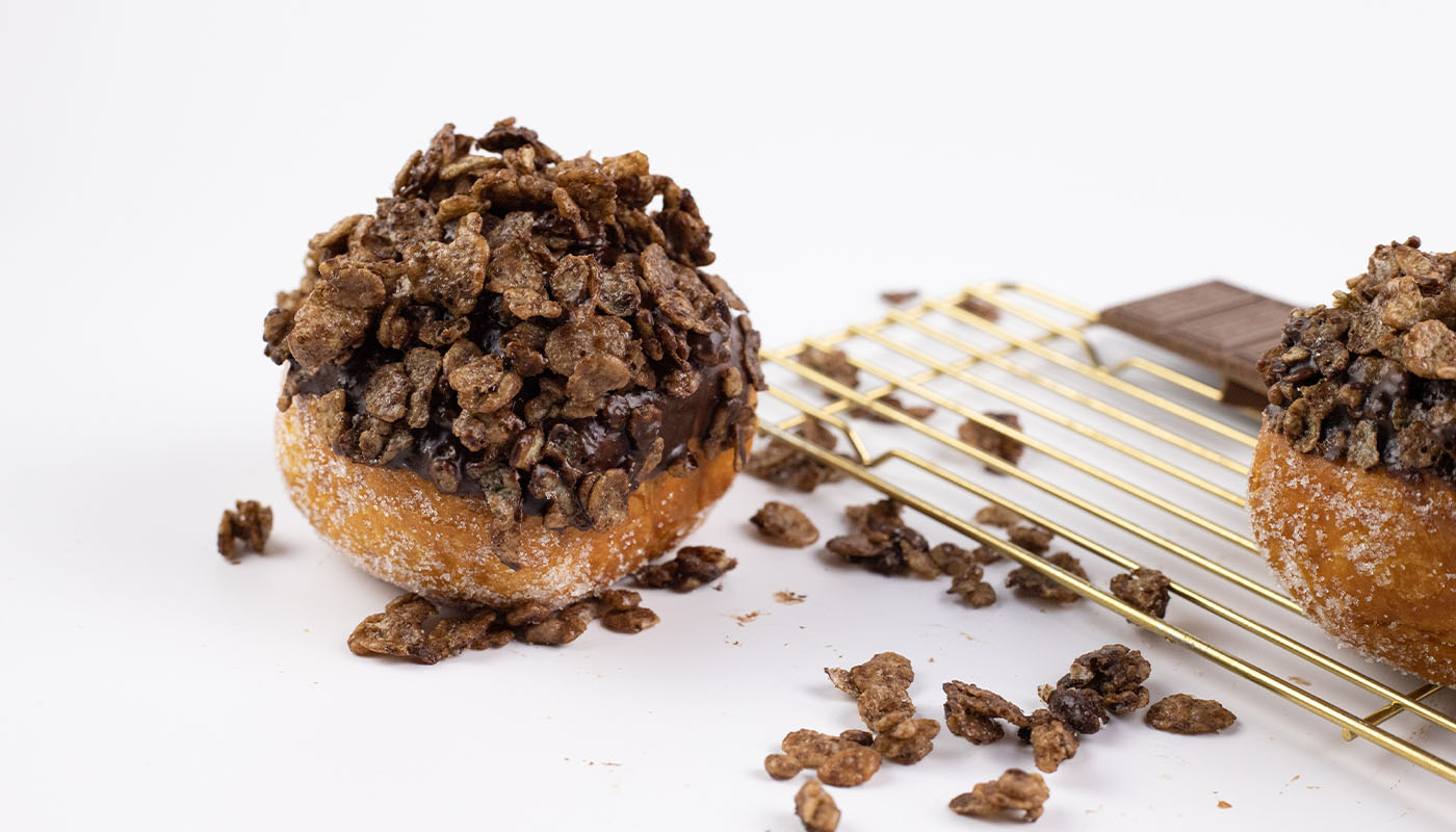 Order Crispy Cereal Chocolate Donut food online from Dot & Dough store, Pasadena on bringmethat.com