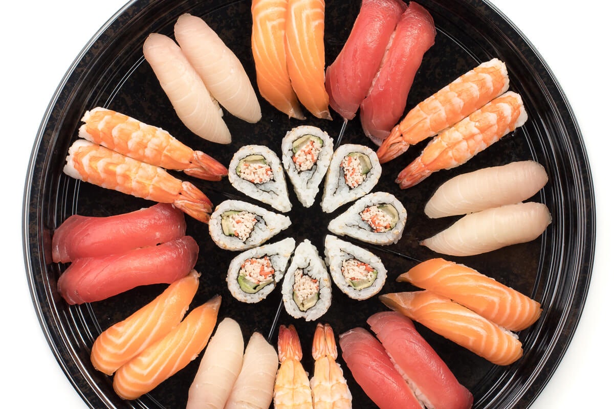 Order TSUKIJI PLATTER food online from Ra Sushi store, Alpharetta on bringmethat.com