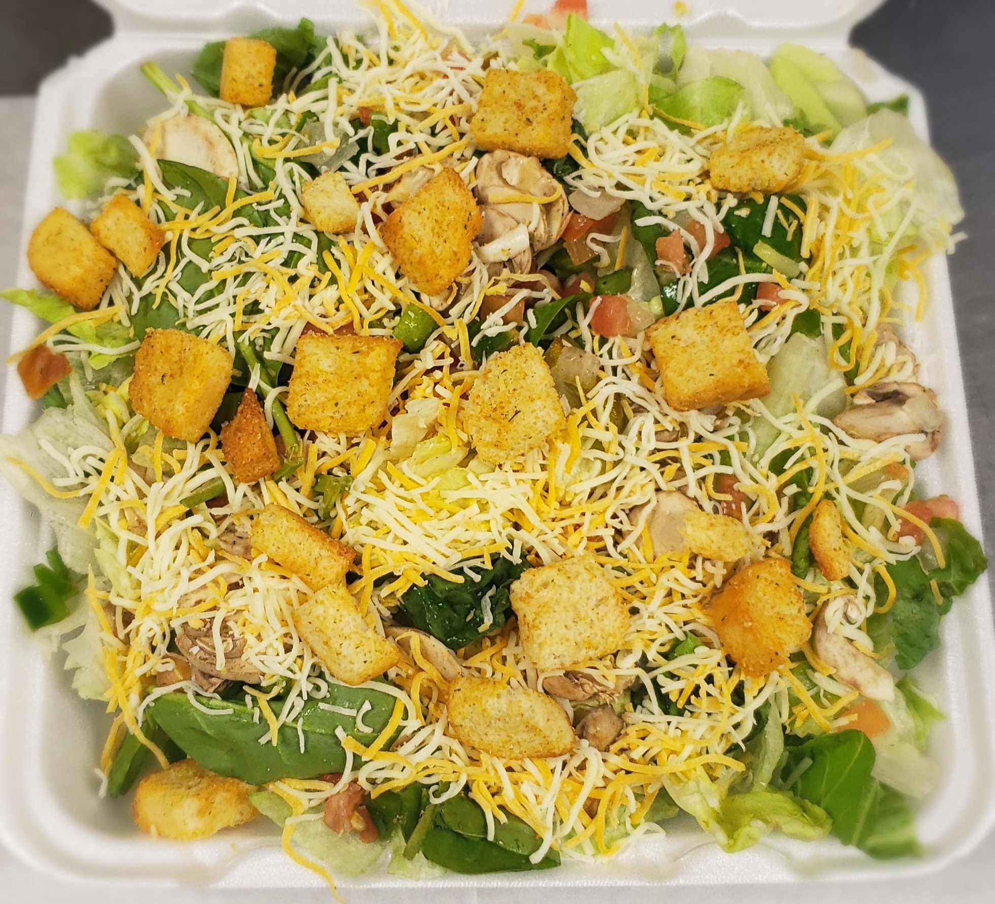 Order House Specialty Salad food online from Pizza for U store, Channahon on bringmethat.com
