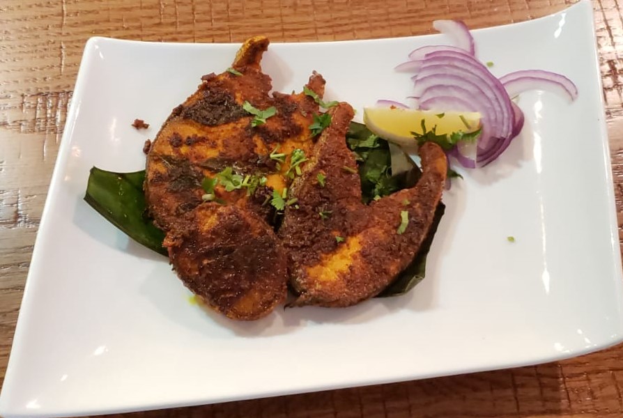 Order Vanjaram Fish Fry food online from Nalan Indian Cuisine store, Alpharetta on bringmethat.com