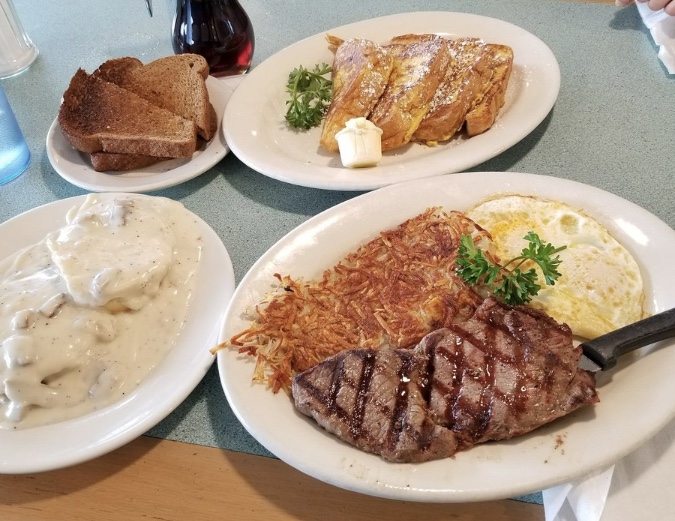 Order Steak and Eggs food online from Pegah Kitchen store, San Marcos on bringmethat.com