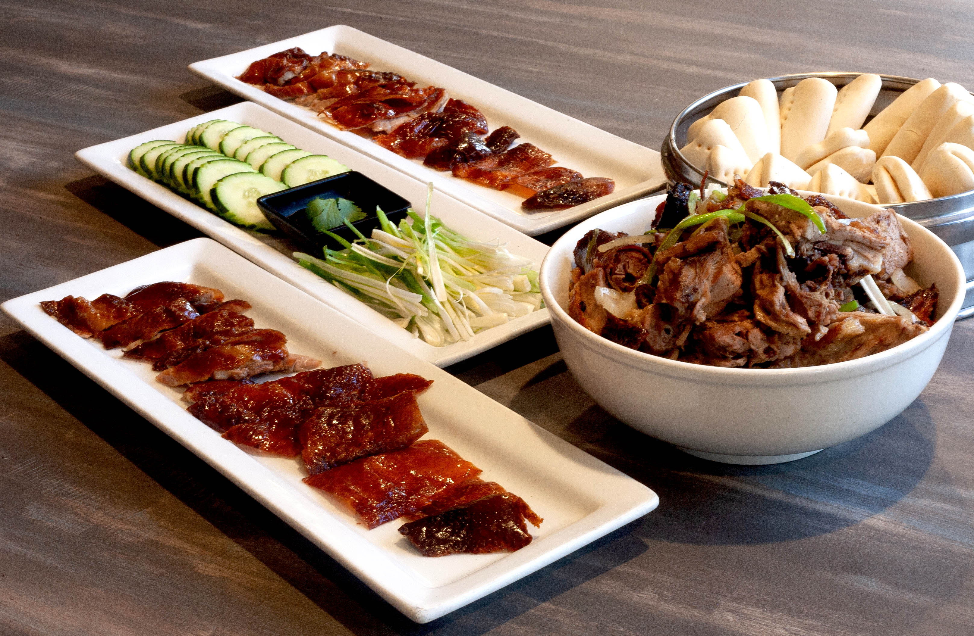 Order Peking Duck Dinner for 3 persons food online from Ginger Cafe store, Gilroy on bringmethat.com