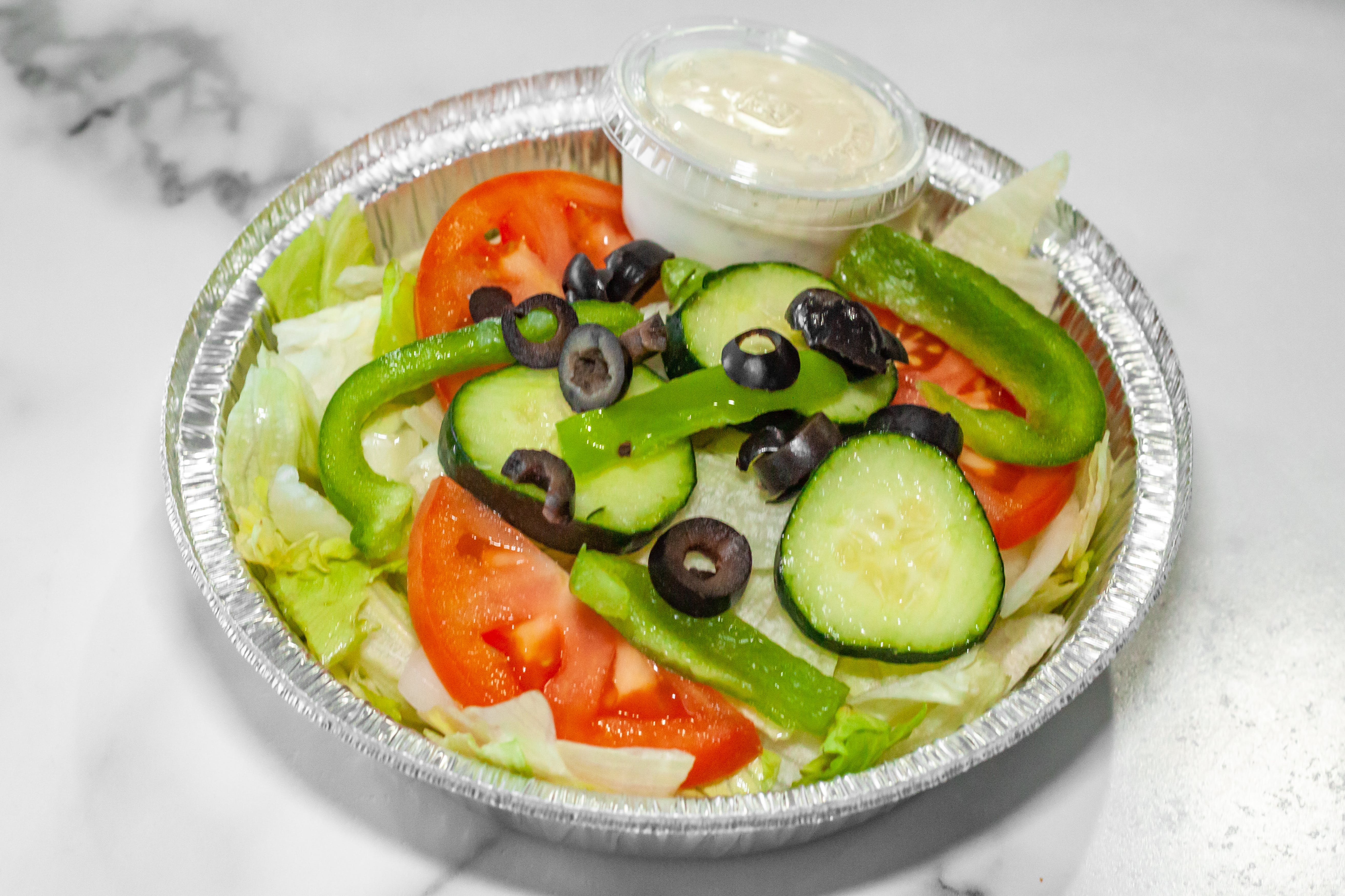 Order Side Salad - Salad food online from Mama's Pizza store, Fredericksburg on bringmethat.com