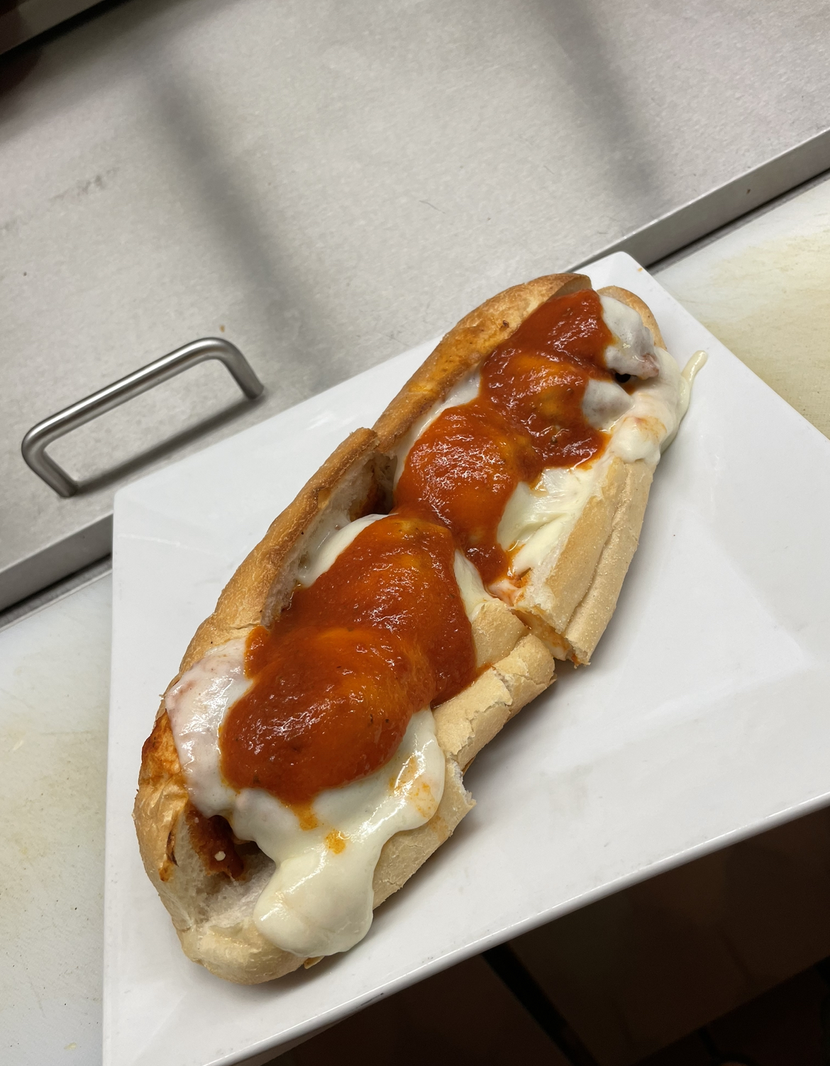 Order Meatball and Cheese Hoagie food online from Dino Italian Restaurant store, Wilkes-Barre on bringmethat.com