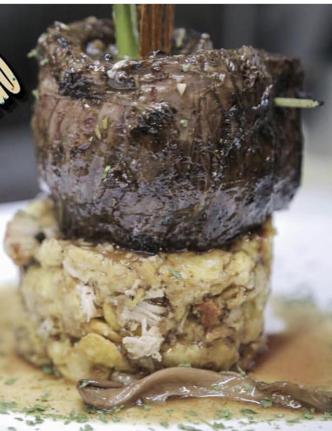Order Mofongo de Churrasco food online from Blue Lounge & Grill store, Lawrence on bringmethat.com
