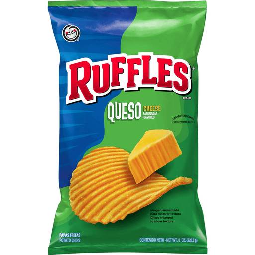 Order Ruffles Queso 8OZ (8 OZ) 138069 food online from BevMo! store, Milpitas on bringmethat.com